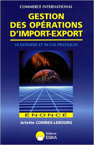 Gestion des opérations d'import-export : énoncé