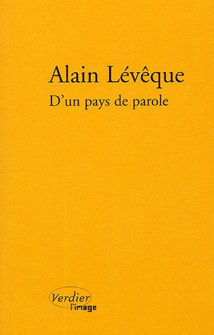 D'un pays de parole