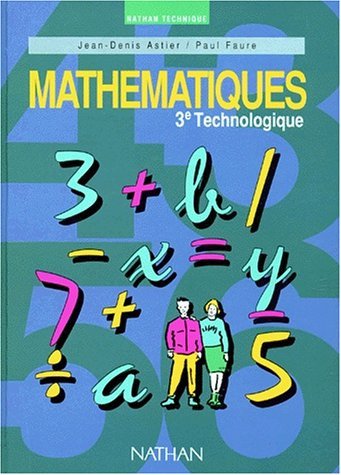 Mathématiques, 3e technologiques, élève, édition 1990