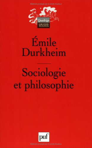 Sociologie et philosophie