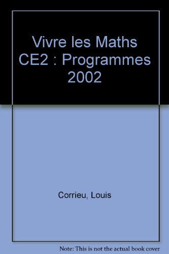 Vivre les maths CE2 : fichier consommable