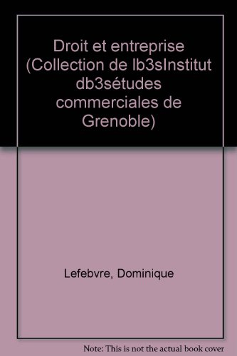 droit et entreprise