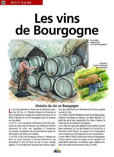 Les vins de Bourgogne