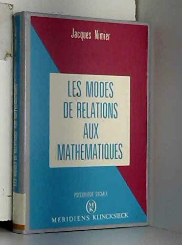 Les Modes de relations aux mathématiques