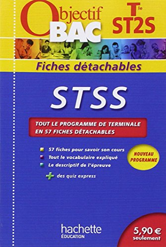 STSS terminale ST2S : tout le programme de terminale en 57 fiches détachables