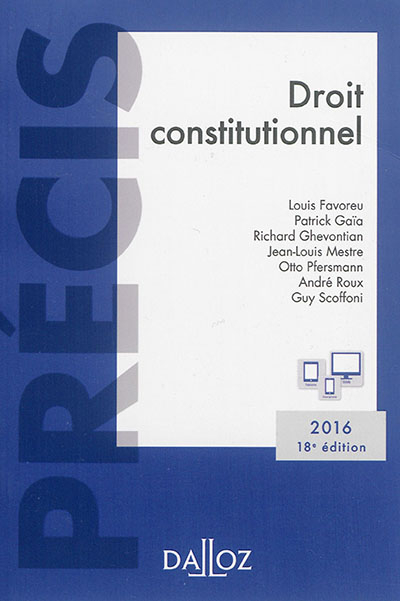 Droit constitutionnel 2016