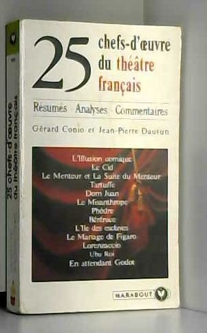 25 chefs-d'oeuvre du théâtre français