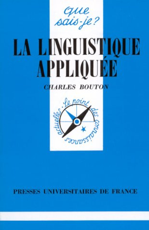 La linguistique appliquée