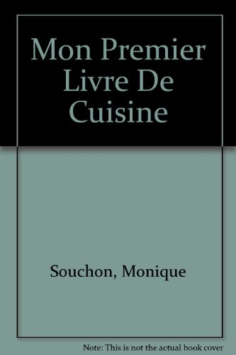 Mon premier livre de cuisine