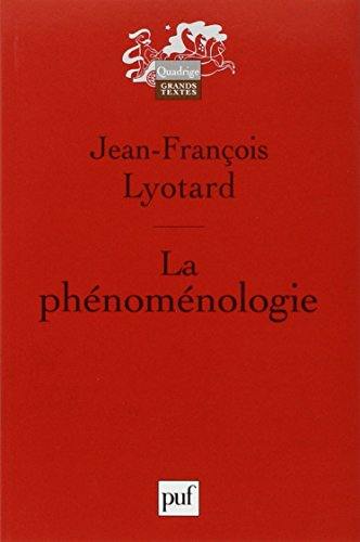 La phénoménologie