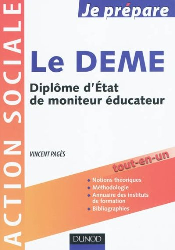 Le DEME : diplôme d'Etat de moniteur éducateur