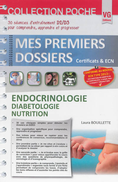 Endocrinologie, diabetologie, nutrition : 30 séances d'entraînement D2-D3 pour comprendre, apprendre
