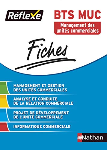 BTS MUC management des unités commerciales : fiches