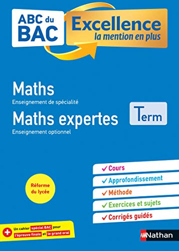 Maths enseignement de spécialité, maths expertes enseignement optionnel, terminale : réforme du lycé