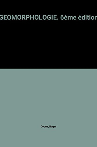 géomorphologie