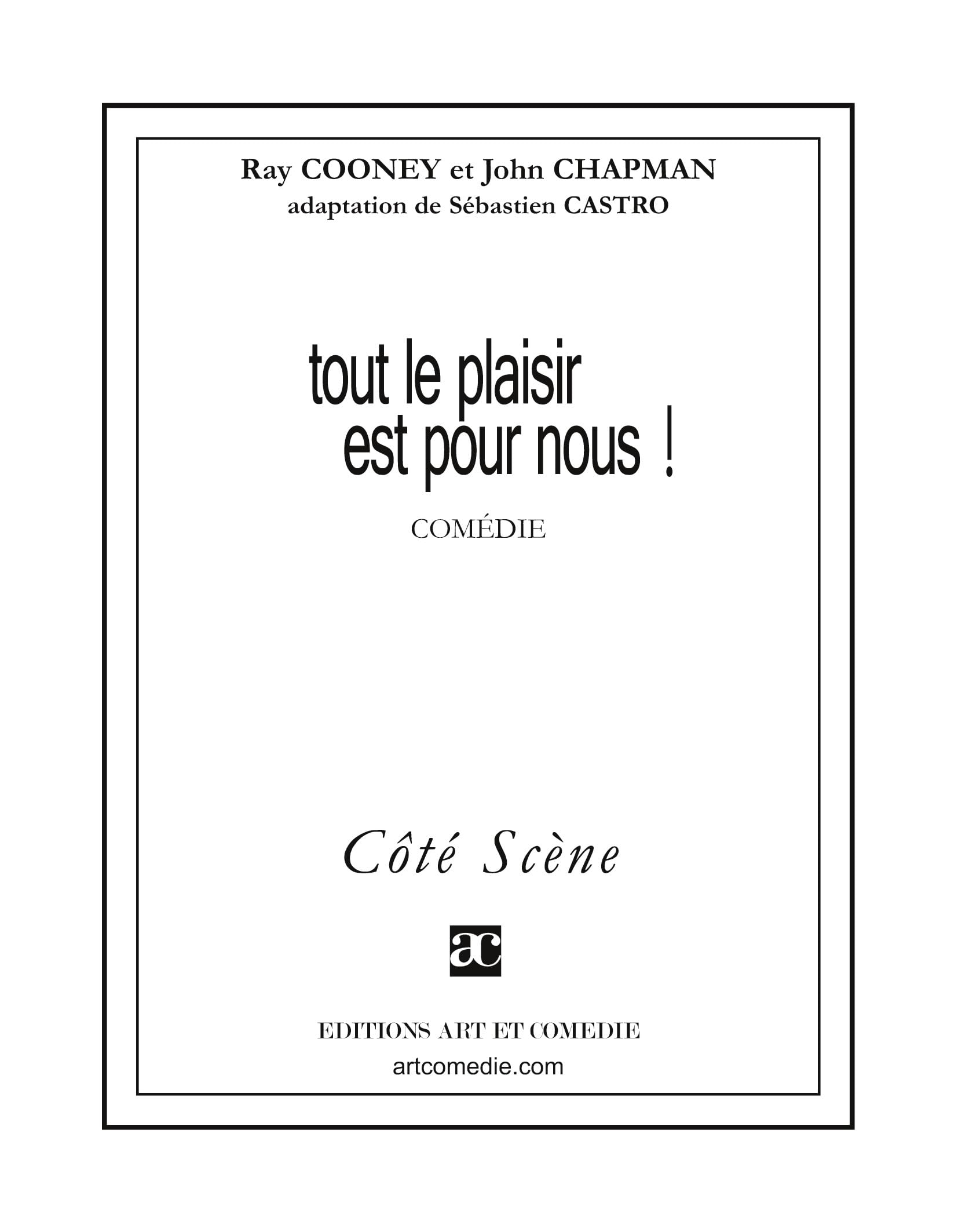 Tout le plaisir est pour nous !