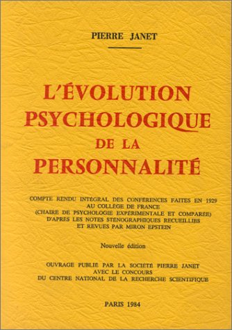 L'évolution psychologique de la personnalité