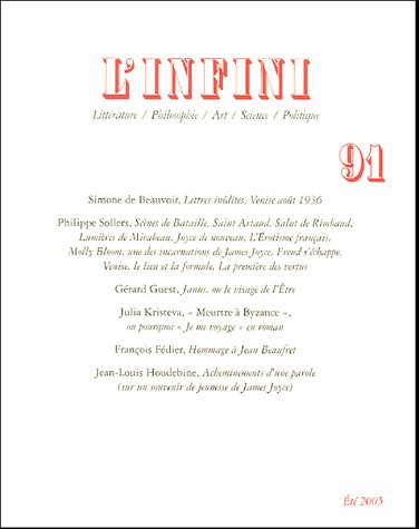 Infini (L'), n° 91