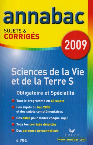 Sciences de la vie et de la Terre S : obligatoire et spécialité