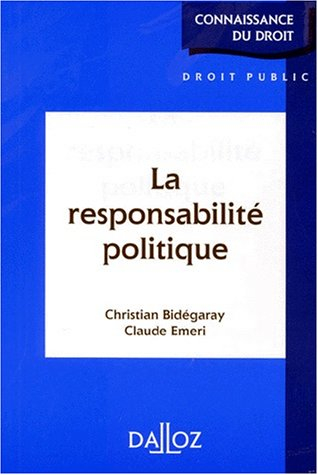 La responsabilité politique