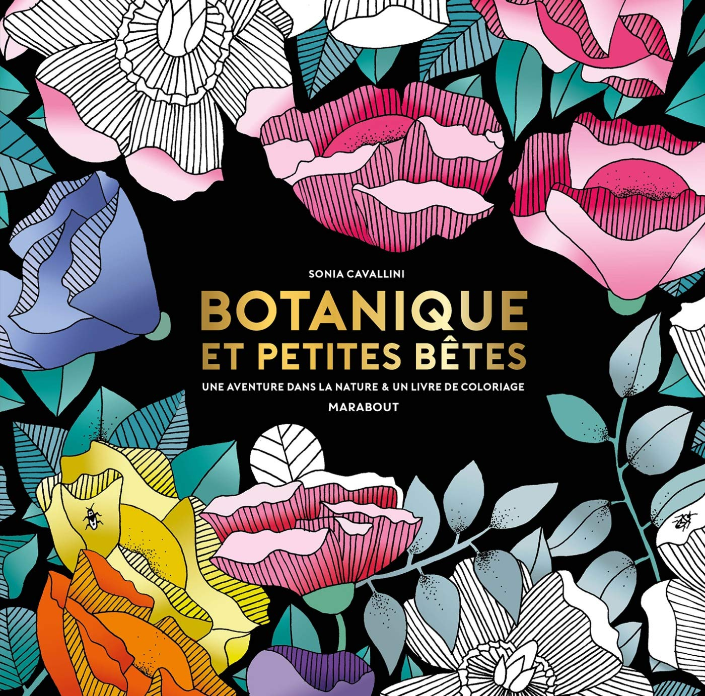 Botanique et petites bêtes : une aventure dans la nature & un livre de coloriage