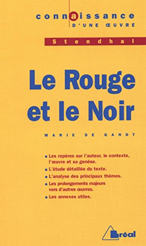 Le rouge et le noir, Stendhal