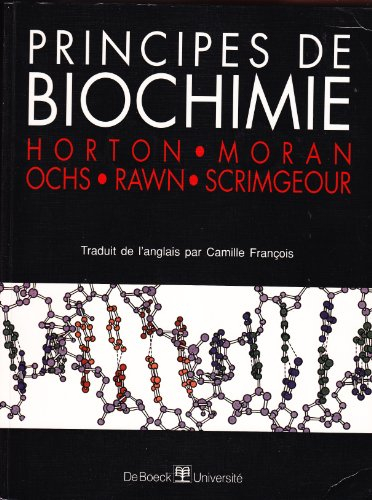 Principes de biochimie