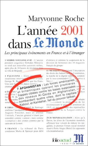 L'année 2001 dans Le Monde : les principaux événements en France et à l'étranger