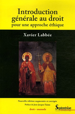 Introduction générale au droit : pour une approche éthique