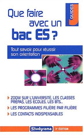 que faire avec un bac es ?