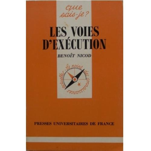 les voies d'exécution