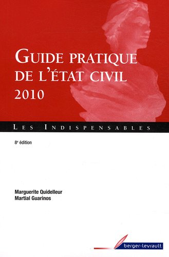 Guide pratique de l'état civil 2010