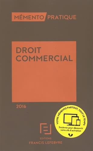 Droit commercial : 2016