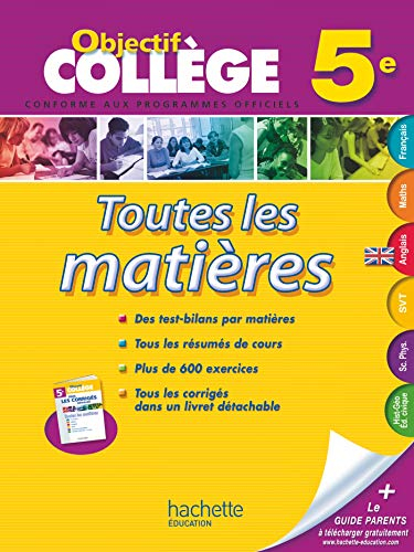 Toutes les matières, 5e
