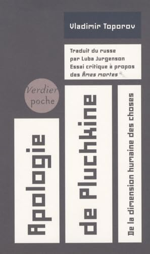 Apologie de Pluchkine : de la dimension humaine des choses