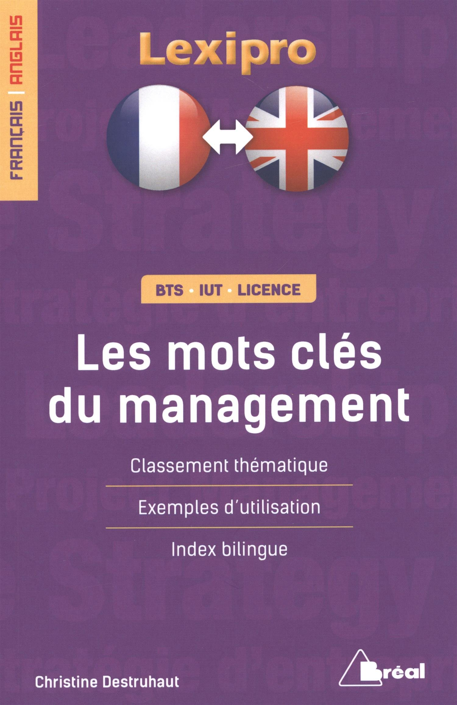 Les mots clés du management, français-anglais : classement thématique, exemples d'utilisation, index