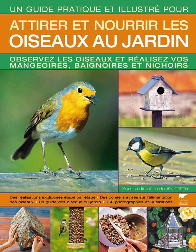 Un guide pratique et illustré pour attirer et nourrir les oiseaux au jardin : observez les oiseaux e