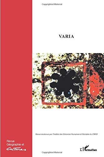 Géographie et cultures, n° 84