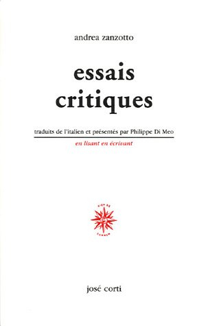 Essais critiques