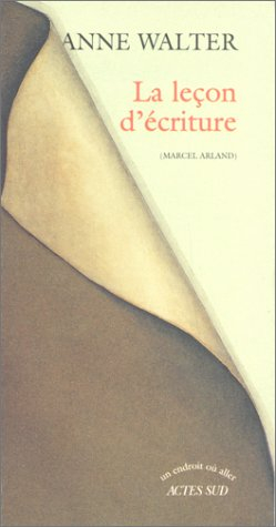 La leçon d'écriture