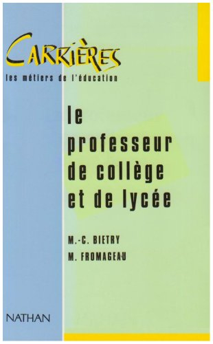 Le Professeur de collège et de lycée