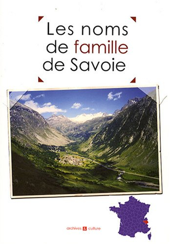 Les noms de famille de Savoie