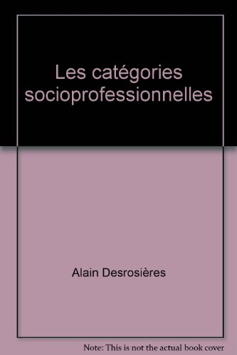 les catégories socioprofessionnelles