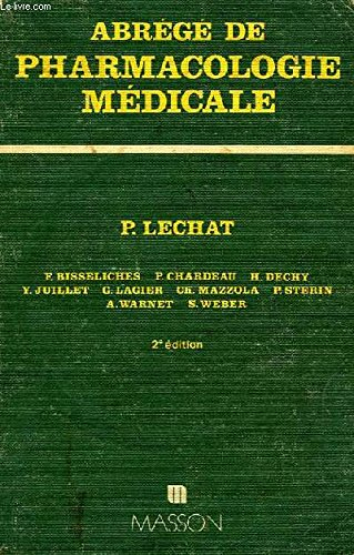 abrégé de pharmacologie médicale