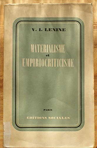 materialisme et empiriocriticisme