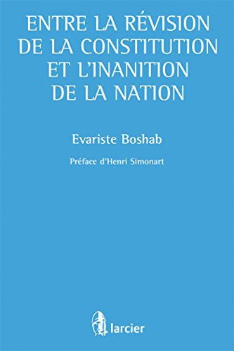 Entre la révision de la Constitution et l'inanition de la nation