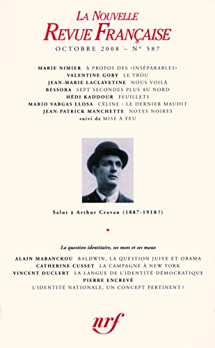 Nouvelle revue française, n° 587