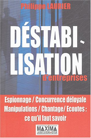 Déstabilisation d'entreprises : espionnage, concurrence déloyale, manipulations, chantage, écoutes :