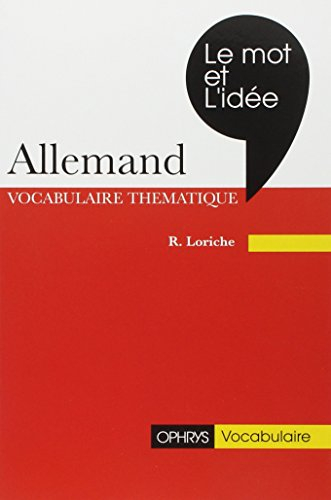Le mot et l'idée, allemand : révision vivante du vocabulaire