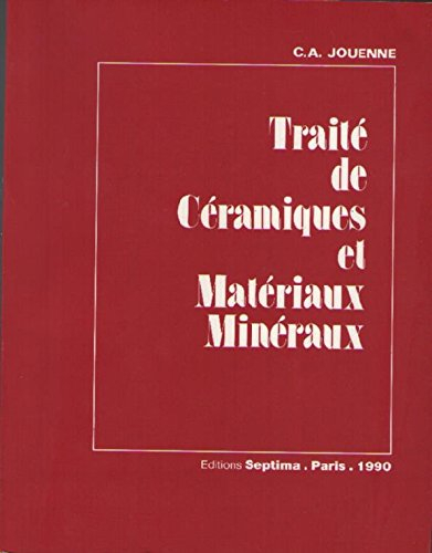 traité de céramiques et matériaux minéraux